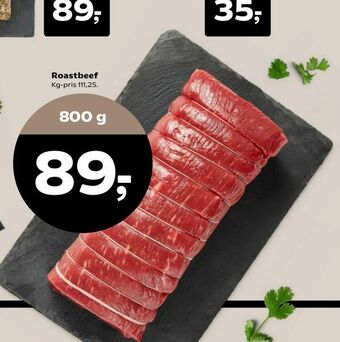 Kvickly Roastbeef tilbud