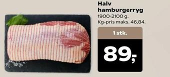 SuperBrugsen hamburgerryg tilbud