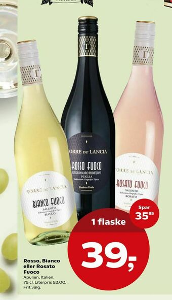Kvickly Rosso, Bianco eller Rosato Fuoco tilbud