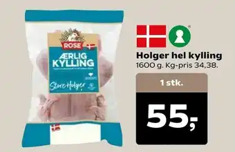 SuperBrugsen Holger hel kylling tilbud