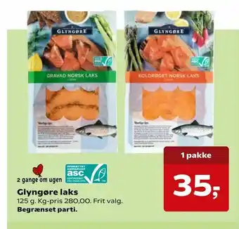 SuperBrugsen Glyngøre laks tilbud