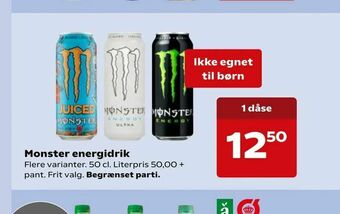 SuperBrugsen Monster energidrik tilbud