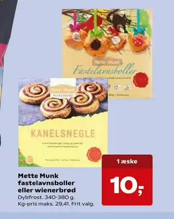 Mette Munk fastelavnsboller eller wienerbrød