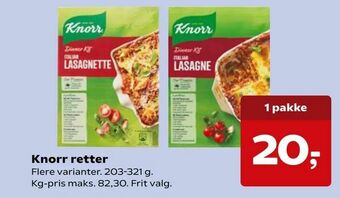SuperBrugsen Knorr retter tilbud