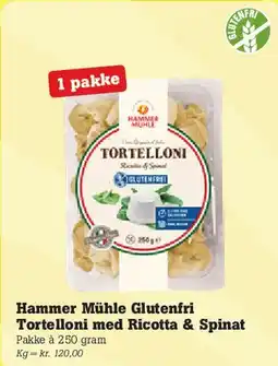Poetzsch Padborg Hammer Mühle Glutenfri Tortelloni (Ricotta & Spinat) tilbud