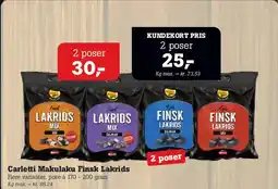 Poetzsch Padborg Carletti Makalaku / Finsk Lakrids tilbud