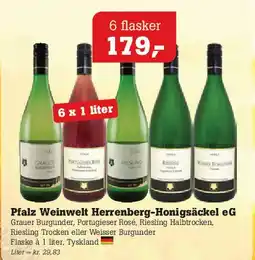 Poetzsch Padborg Pfalz Weinwelt / Herrenberg-Honigssäckel tilbud