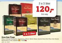 Poetzsch Padborg Gran San-Tiago (3 x 3 liter) tilbud
