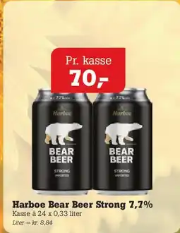 Poetzsch Padborg Harboe Bear Beer Strong 7,2% tilbud