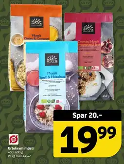Løvbjerg Urtekram müsli tilbud