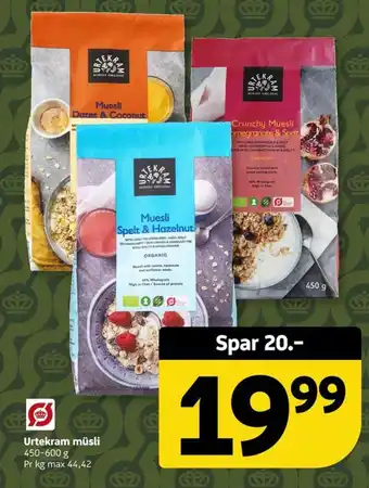 Urtekram müsli