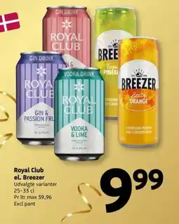 Løvbjerg Royal Club el. Breezer tilbud