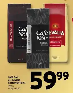 Løvbjerg Café Noir el. Gevalia koffeinfri kaffe tilbud