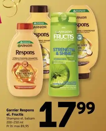 Løvbjerg Garnier Respons el. Fructis tilbud