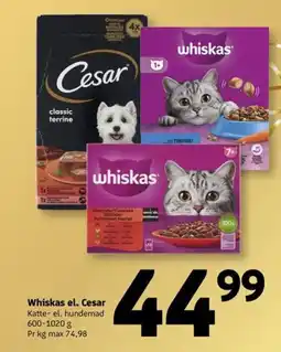 Løvbjerg Whiskas el. Cesar tilbud