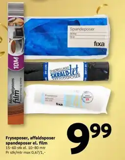 Løvbjerg Fryseposer, affaldsposer spandeposer el. film tilbud