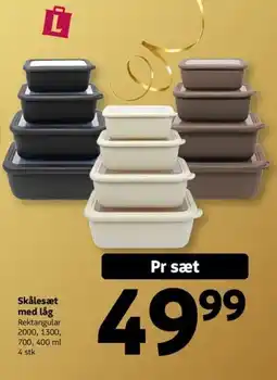 Løvbjerg Skålesæt med låg tilbud