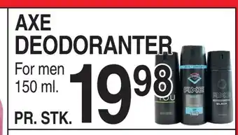 Axe deodoranter