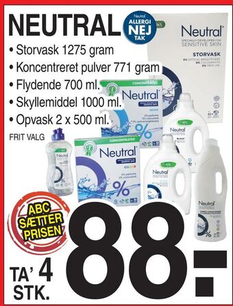 ABC Lavpris Neutral tilbud