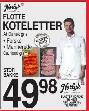 ABC Lavpris Koteletter tilbud