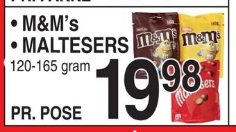ABC Lavpris M&M's • MALTESERS tilbud