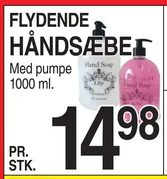 Flydend håndsæbe