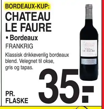 ABC Lavpris Chateau le faure tilbud