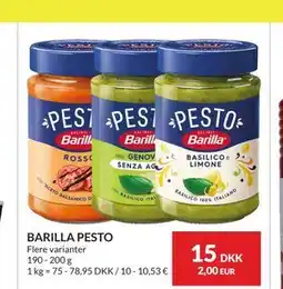 Nielsen's Discount BARILLA PESTO tilbud