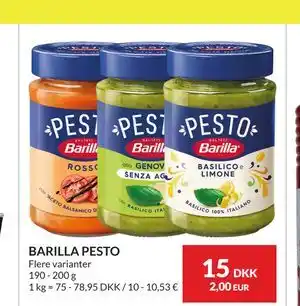 Nielsen's Discount BARILLA PESTO tilbud