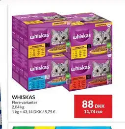 Nielsen's Discount WHISKAS tilbud