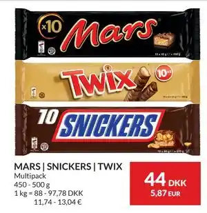 Nielsen's Discount MARS | SNICKERS | TWIX tilbud