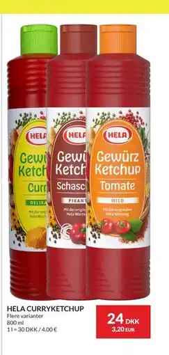 Nielsen's Discount HELA CURRYKETCHUP tilbud