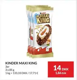 Nielsen's Discount KINDER MAXI KING tilbud