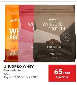 Nielsen's Discount LINUS PRO WHEY tilbud
