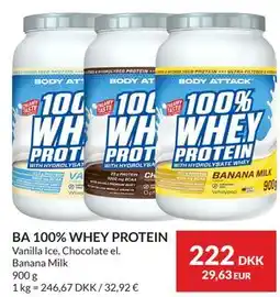 Nielsen's Discount BA 100% WHEY PROTEIN tilbud