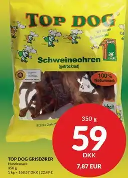 Nielsen's Discount TOP DOG GRISEØRER tilbud