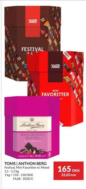 Nielsen's Discount TOMS | ANTHON BERG tilbud