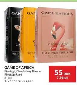 Nielsen's Discount GAME OF AFRICA tilbud