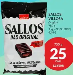 Nielsen's Discount SALLOS VILLOSA tilbud