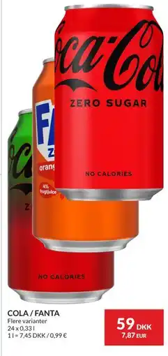 Nielsen's Discount COLA / FANTA tilbud