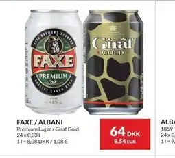 Nielsen's Discount FAXE / ALBANI tilbud