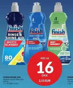Nielsen's Discount FINISH RINSE AID tilbud