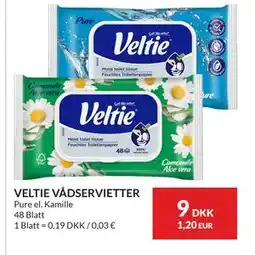 Nielsen's Discount VELTIE VÅDSERVIETTER tilbud