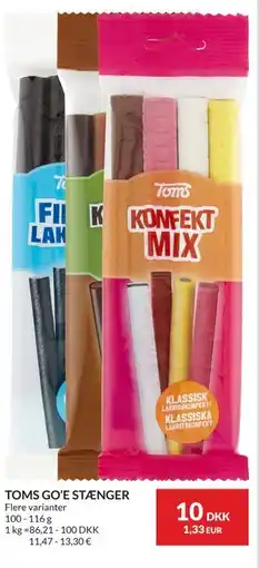 Nielsen's Discount TOMS GO’E STÆNGER tilbud