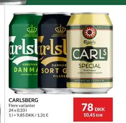 Nielsen's Discount CARLSBERG tilbud