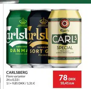 Nielsen's Discount CARLSBERG tilbud