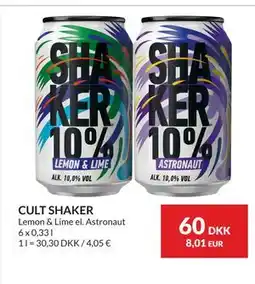 Nielsen's Discount CULT SHAKER tilbud