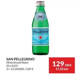 Nielsen's Discount SAN PELLEGRINO tilbud