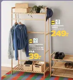 Netto Garderobestativ i bambus tilbud