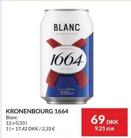 Nielsen's Discount KRONENBOURG 1664 tilbud